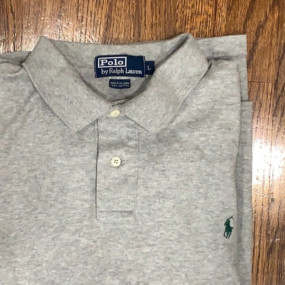 Long Sleeve Polo Shirt. - Picture 3 of 4